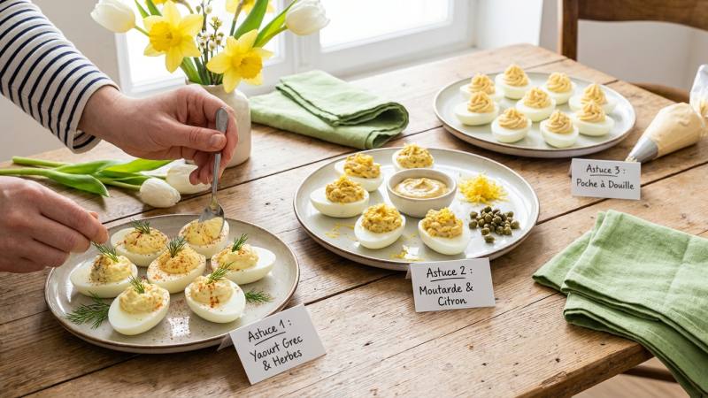 3 astuces toutes simples pour des œufs mimosa plus légers et bien plus savoureux