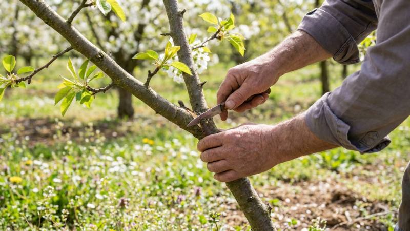 Arbres stériles ? Voici la technique secrète des pépiniéristes sur l’écorce pour garnir vos récoltes