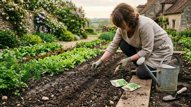 Au jardin, cette petite astuce de timing dans vos semis que la majorité des jardiniers négligent garantit des légumes-feuilles frais tout l’été