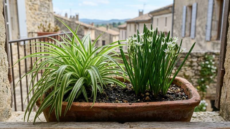Chlorophytum : cette plante envahissante que vous confondez avec un jeune chlorophytum colonise vos jardinières