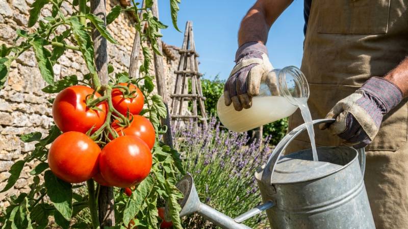 Des tomates volumineuses et délicieuses : versez seulement 3 cuillères de cet ingrédient dans l’eau