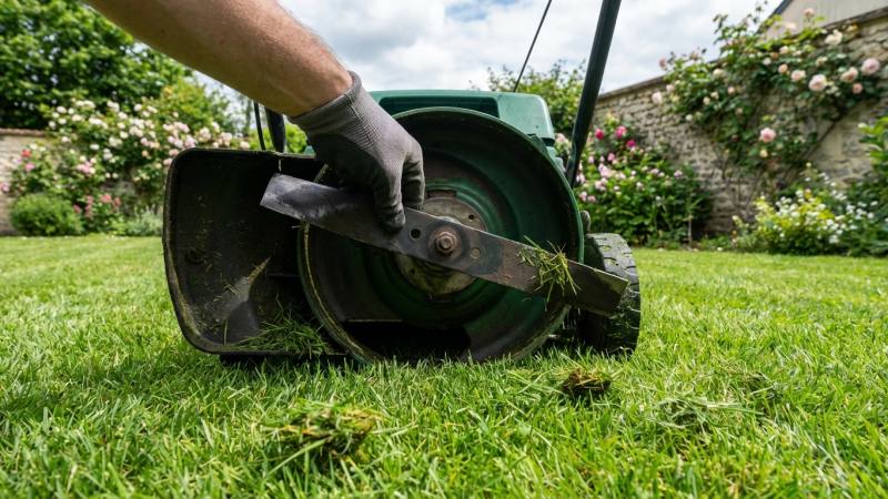 Tondeuse mulching : 5 signes precis montrent que la lame usee abime deja votre pelouse