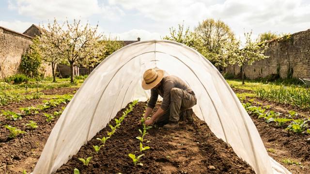 Travaux de jardin en avril : les semis et soins indispensables pour protéger vos plants des gelées printanières